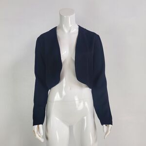 Vintage 90's Crimson Black Bolero Jacket